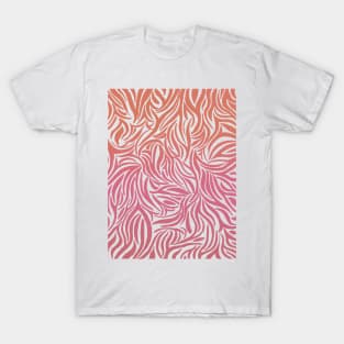 Sunset Zebra print T-Shirt